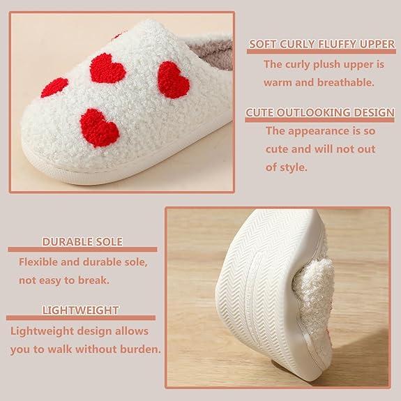 2024 Women's Autumn Winter New Embroidered Pattern Slippers, Warm Casual Closed Toe Soft Flat House Indoor Bedroom Mom Slippers