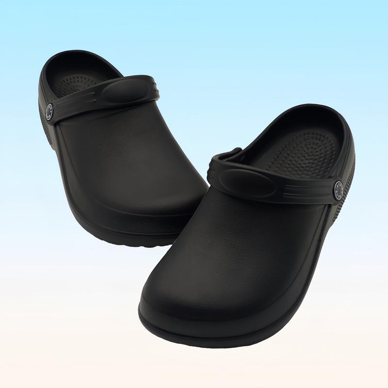 Professional Chef Clogs for Women, Minimalist EVA Work Shoes, Non-Slip Waterproof Medical Nursing Shoes, All-Season Slip-On Service Footwear with TPR Sole - Hand Washable, Quanzhou-Origin