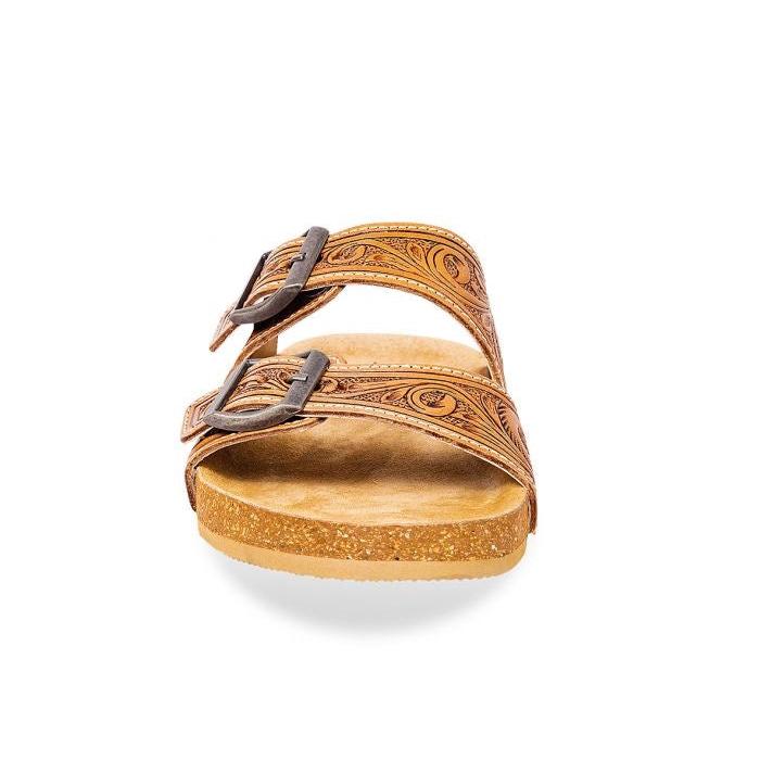 Darla Trail Hand-tooled Sandals