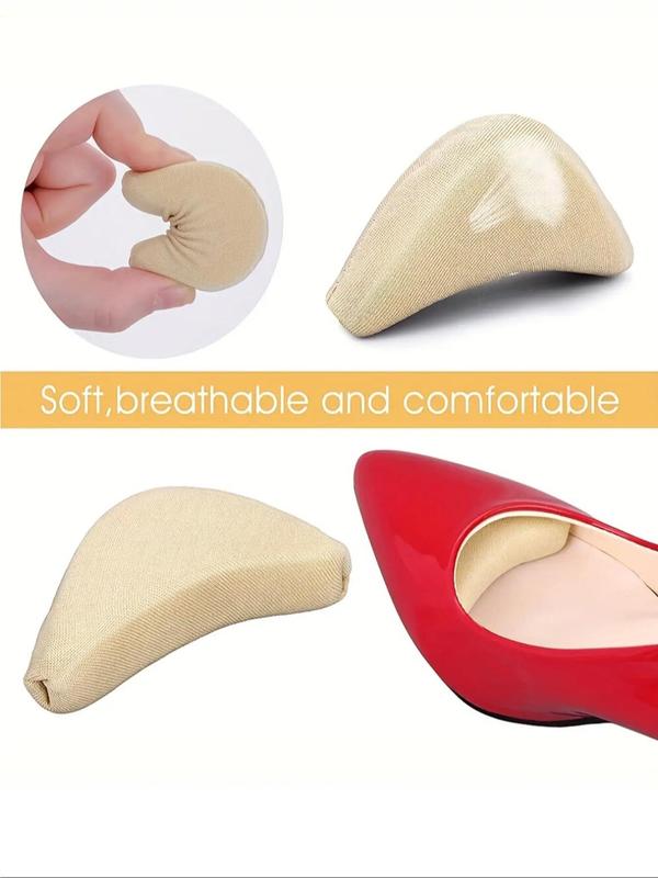 Summer Forefoot Insert Toe Plug, Half Forefoot Pad, Comfort  Anti-pain Shoe Toe Front Long Toe Filler Shoe Cushion