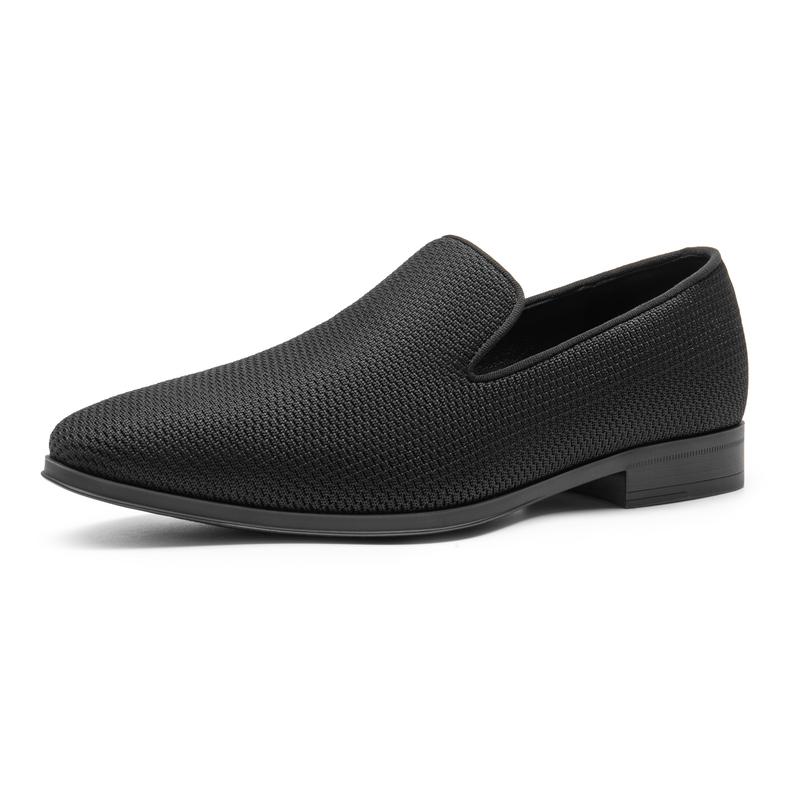 Bruno Marc Men's Velvet Slip-On Loafers