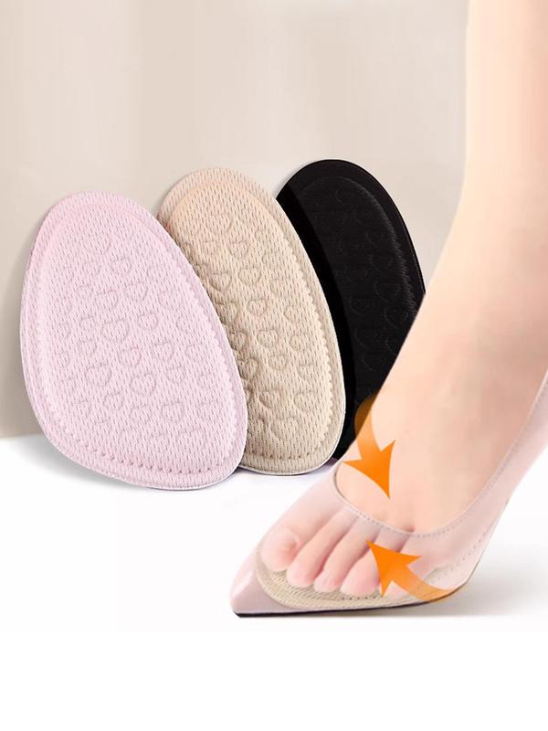 Women's Anti-slip Forefoot Insoles, Toe Pads, Soft Comfortable Breathable High Heel Insoles, Anti-drop Shoes Toe Guards for Women & Girls