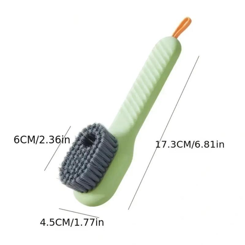 Shoe Cleaning Brush, 1 Count Portable Household Soft Brush with Soap Dispenser, Multifunctional Cleaning Tool for Shoe Clothing, Cleaning Gadgets for Home, Summer Gift