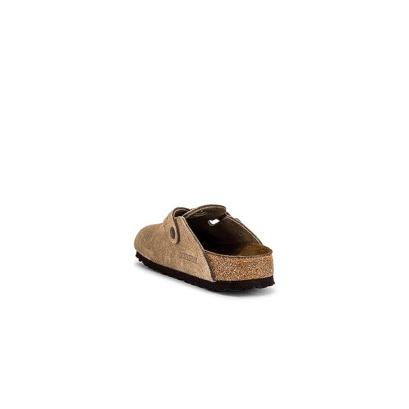 BIRKENSTOCK Boston Soft Footbed Clog in Taupe