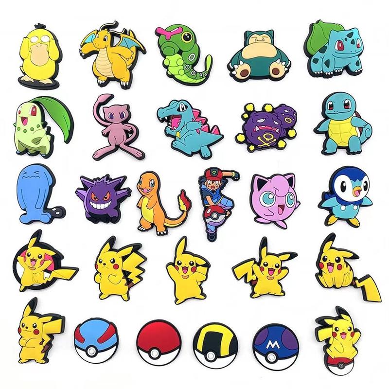 Pokemon charms Cartoon Shoe Charms for Crocs  Shoes