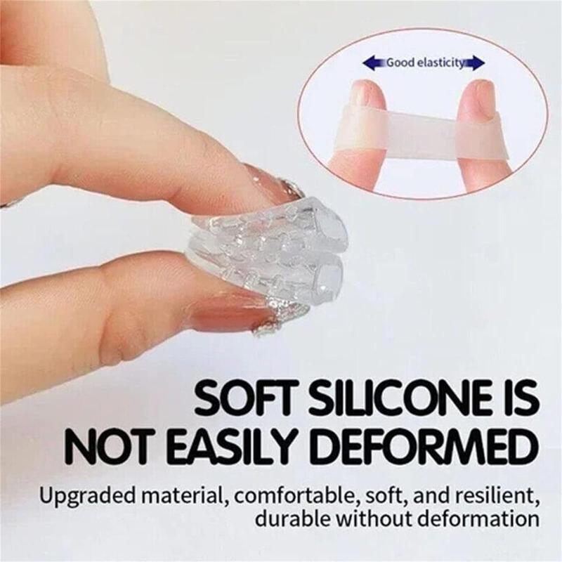 Silicone Toe Caps, 30pcs Anti-friction Breathable Toe Protector, Blisters Toe Caps Cover Protectors, Foot Care for Men and Women, Toe Sleeves for Ingrown Toenails, Corns, Calluses, Christmas Gift