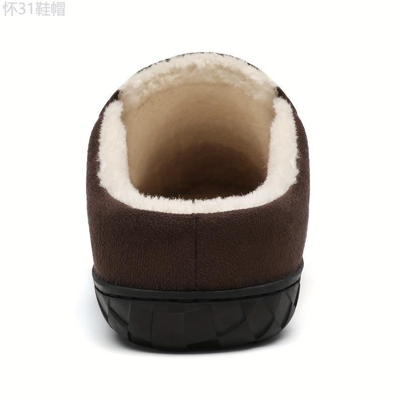 Ultra-Soft Cozy Moccasin Slippers - Men's Lightweight Anti-Skid Slip-On Shoes with Fuzzy Lining for Indoor Walking, Autumn and Winter - Warm, Breathable, and Comfortable House Shoes for Cold Weather Boy Footwear Walkin Walking Shoes Flipflop casual slide