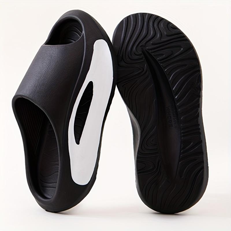 Men's Fashion Slippers, Casual Non-Slip Slippers, Indoor and Outdoor Beach Shower Toeless Shoes, Spring and Summer