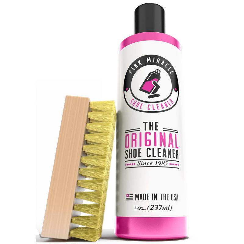 Pink Miracle Shoe Cleaner - 8 oz. with Brush