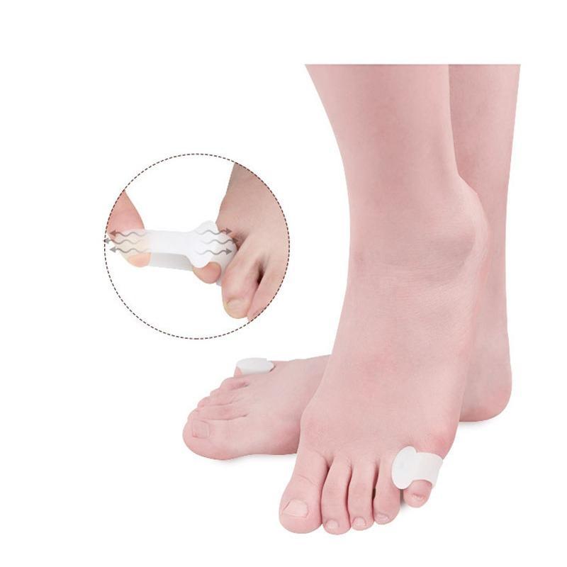 Silicone Toe Separator, 10pcs Toe Spacers, Little Toe Cushions for Preventing Rubbing & Relieve Pressure, Foot Care Tool