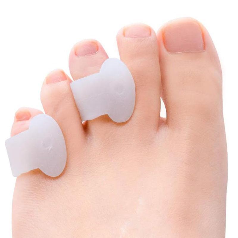 Silicone Toe Separator, 10pcs Toe Spacers, Little Toe Cushions for Preventing Rubbing & Relieve Pressure, Foot Care Tool