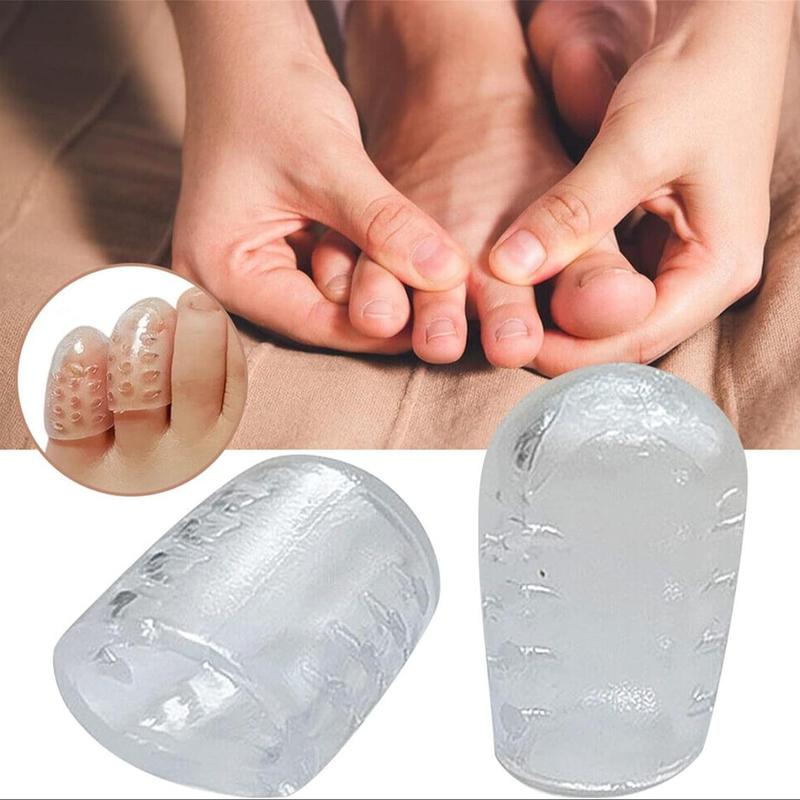 Silicone Toe Caps, 30pcs Anti-friction Breathable Toe Protector, Blisters Toe Caps Cover Protectors, Foot Care for Men and Women, Toe Sleeves for Ingrown Toenails, Corns, Calluses, Christmas Gift