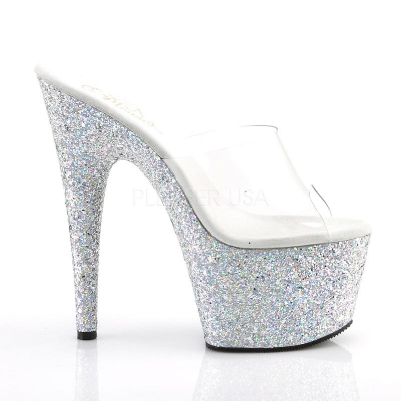 7 Inch Heel ADORE-701LG Clear