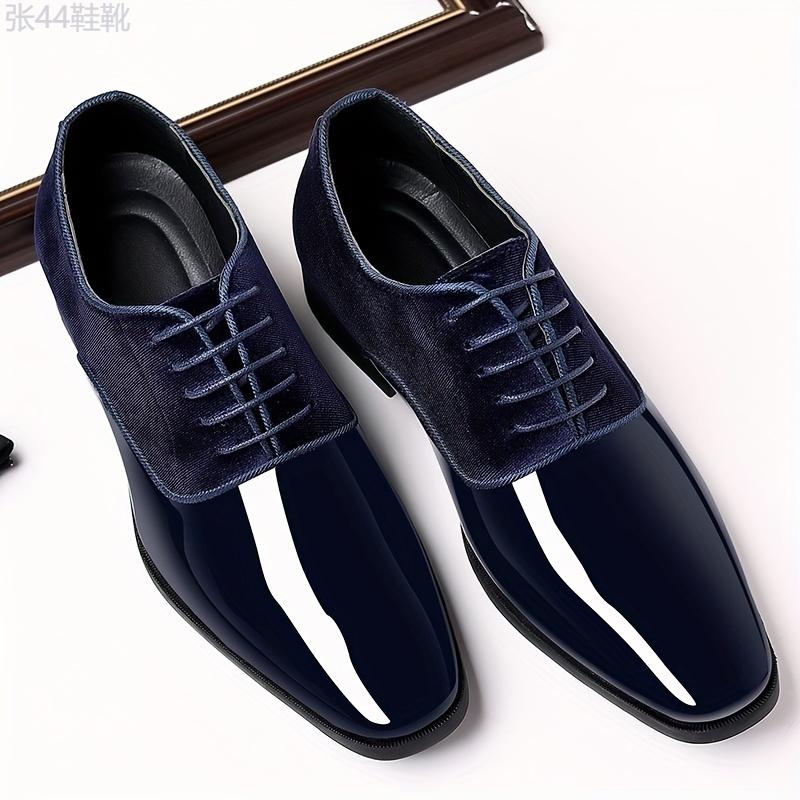 Mens Premium PU Leather Derby Shoes - Stylish & Versatile for Wedding, Party & Office - Perfect for Spring, Summer & Autumn Boy Walking Shoes