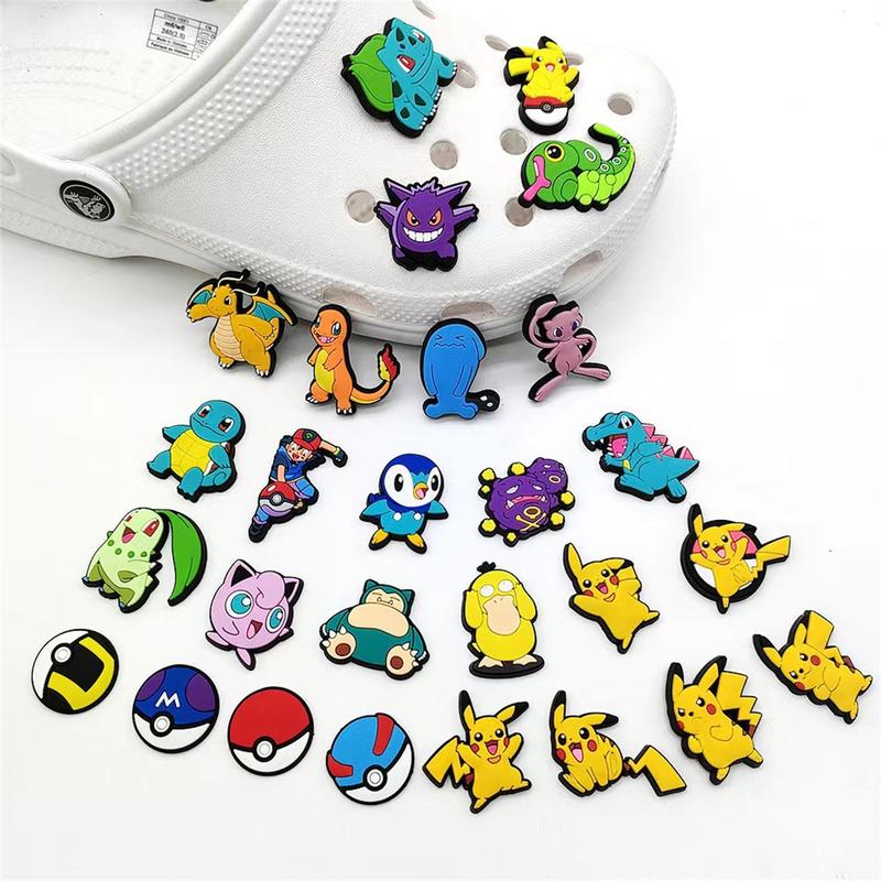 Pokemon charms Cartoon Shoe Charms for Crocs  Shoes