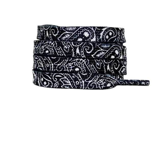 Bandana pattern shoelaces + hypebeast + sports + shoelaces + fashion + bandana