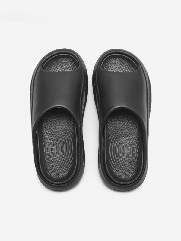 Men's Casual Plain Non-slip Eva Slides, Soft Comfortable Home Slippers, Breathable Comfy House Slippers for Indoor Outdoor Wear, Shower Shoes