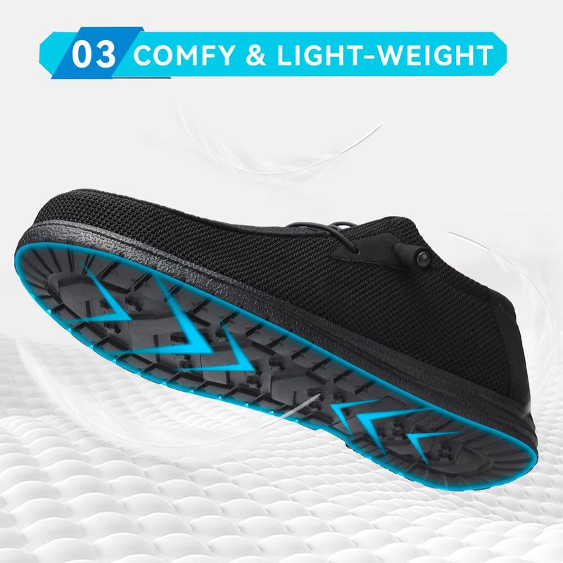 2024 newest model, formal shoes style,Steel Toe Shoes for Men IndestructibleWork Shoes Lightweight Steel ToeSneakers Non Slip Safety Shoes PunctureProof Composite Toe Shoes