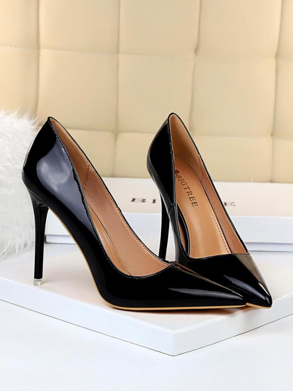 Women's Fashionable Solid Color Stiletto Heels, Elegant Pointed Toe High Heels for Party, Daily Clothing Decor for Women & Girls