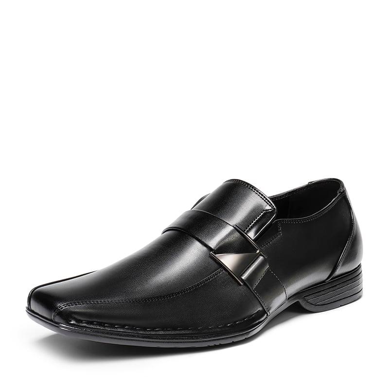 Bruno Marc Men's Wide Monk Strap Dress Loafer Shoes