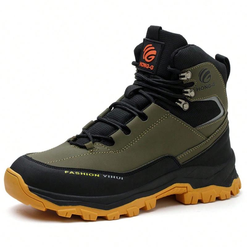 Men's Steel Toe Shoes Waterproof Soft Durable Work Boots Indestructible Comfortable Safety Shoes Anti-Slip Work Shoes