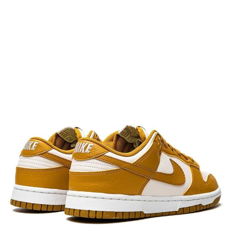 Nike Dunk Low Next Nature Gold Phantom White Harvest DN1431-001 Womens Sizing New Fashion Sneakers