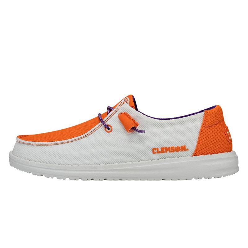 HEYDUDE Wendy Tri Clemson Tigers - Womens Comfortable Slip on Shoes