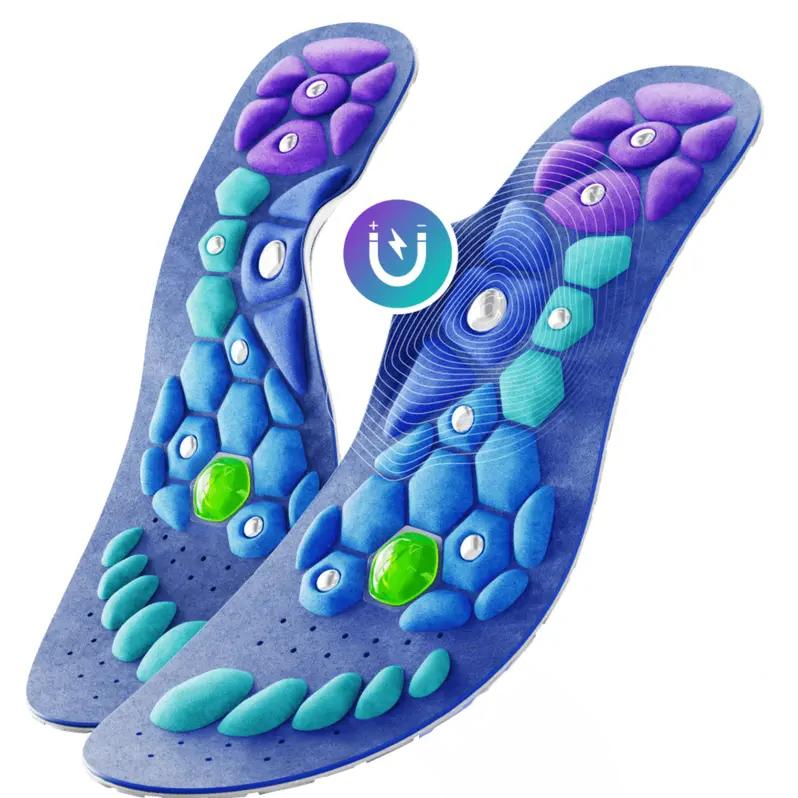 Akusoli Acupressure Insoles, Arch support and Work Boots Insoles Footwear Shoe