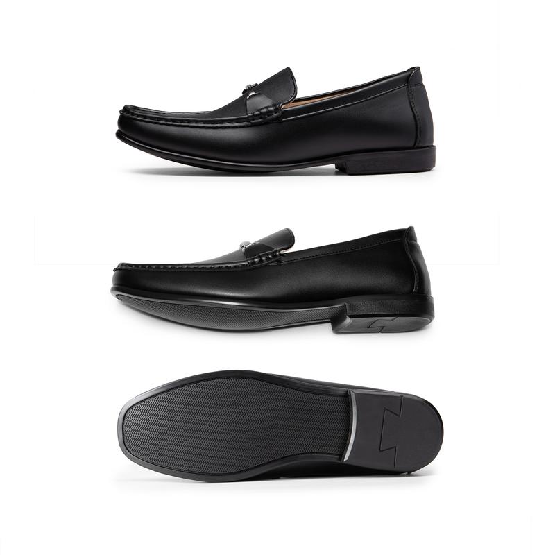 Bruno Marc Men's Classic Casual Horsebit Loafers