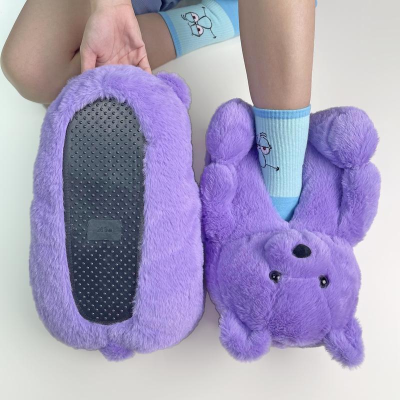 Women's Cotton Piush Adult Slipper Bearslippers House Slippers Shoes - Flipflop, Girl Walking Shoes Footwear