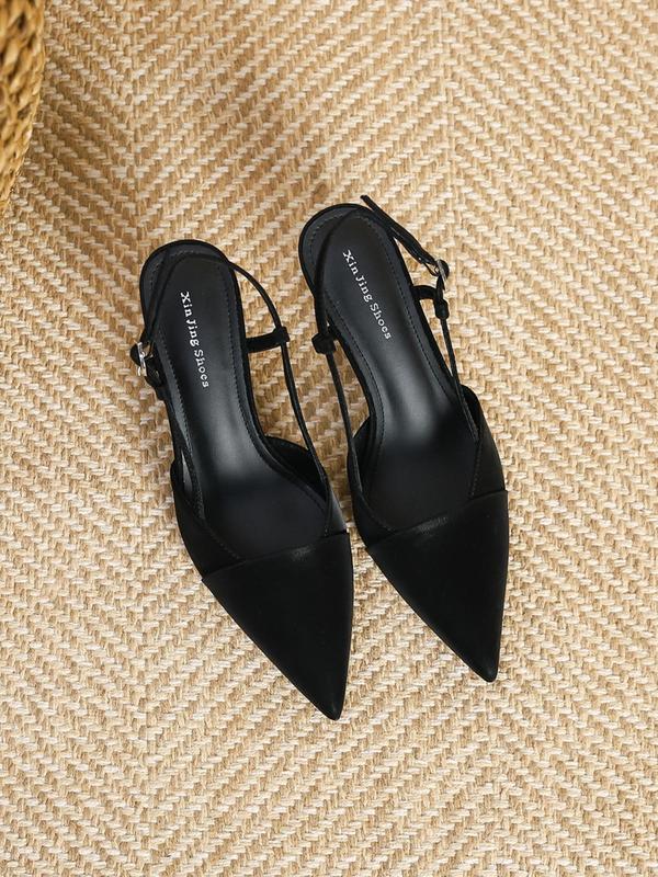 Women's Fashionable Solid Color Stiletto Heels, 1 Pair Elegant Pointed Toe High Heels for Party, Daily Wear, Breathable Comfortable Shoes for Women and Outdoor Wear