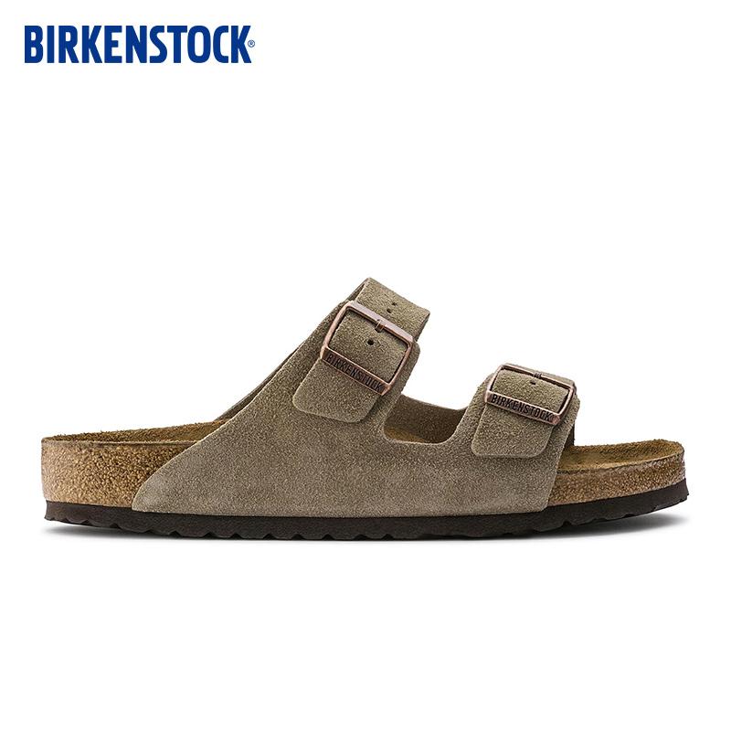 Birkenstock Arizona Series Suede Cork Slippers for Men and Women - Soft Sole Comfort Footwear