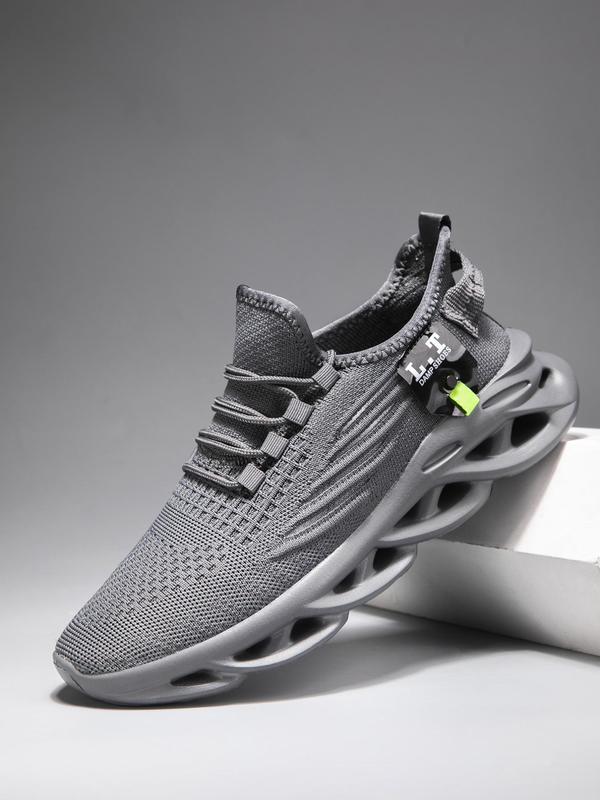 Men's Casual Lace Up Low Top Sneakers, Breathable Comfortable Sports Walking Shoes, Fashionable Round Toe Running Runner Athletic Shoes, Back To School Fall Footwear Mesh Shoes