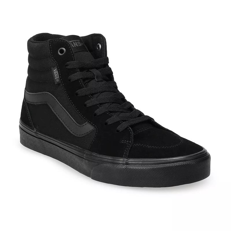 Vans Filmore Men's High-Top Canvas Sneakers with Durable Rubber Sole - Closed