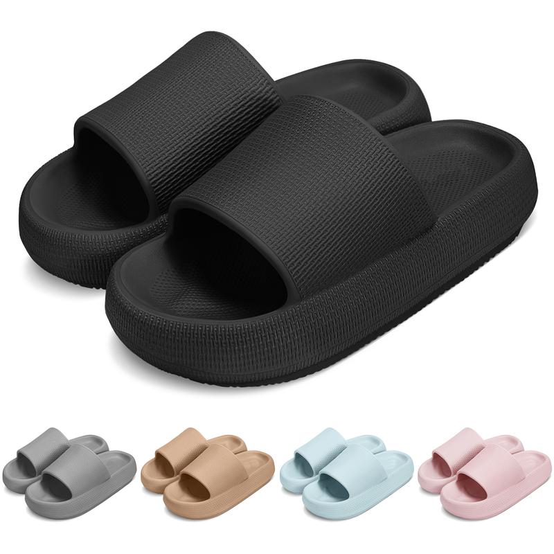 Cloud Slides for Men Women Pillow Slippers Shower Sandals House Slides Quick Drying Non Slip Thick Foam Sole