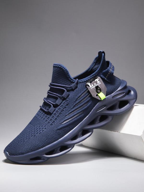 Men's Casual Lace Up Low Top Sneakers, Breathable Comfortable Sports Walking Shoes, Fashionable Round Toe Running Runner Athletic Shoes, Back To School Fall Footwear Mesh Shoes