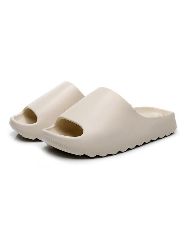 Unisex Simple Style Plain Color Slippers, 2024 New Style Casual Lightweight Comfortable Home Slippers, Soft Non-slip Slippers for Indoor & Outdoor Wear, Birthday Gifts