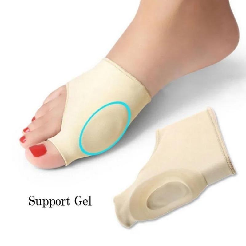 Silicone Toe Separator, 2 Counts set Reusable Toe Pad, Soft Toe Separator for Night Comfort, Suitable for Yoga Enthusiasts