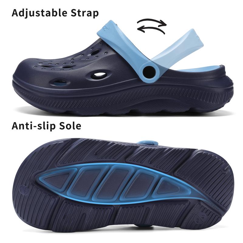 Unisex Adult Classic Clogs,Lightweight Comfortable Slip On Shoes,Adult Classic Clogs & Shoe Footwear Comfort,Solid color hollow fashion EVA sandals, comfortable non-slip durable lightweight slippers for indoor or outdoor activities