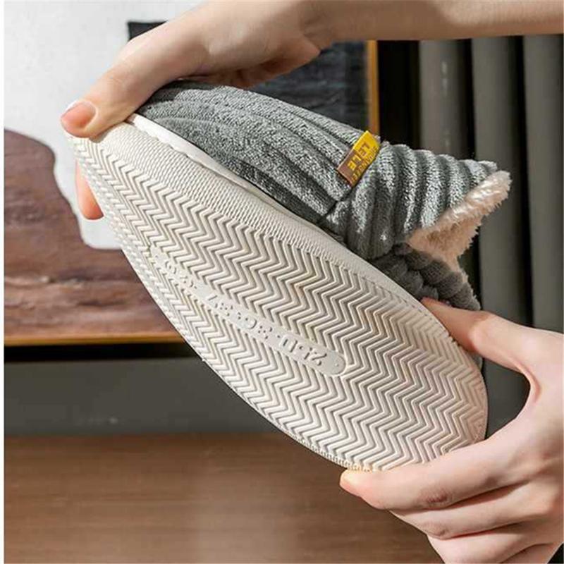 Women Warm Bootie Slippers Fluffy Plush Indoor Outdoor Winter Booty Slippers