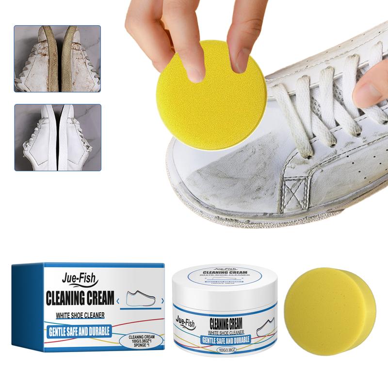 Multi-functional white shoe detergent White Shoe Cleaning Cream Strong Stain Removal Cleaning Cream Sports Canvas Shoes Cleaning to Remove Stains