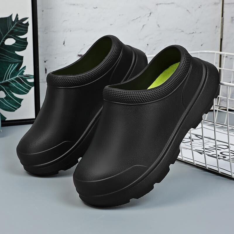 Men's Chef Clogs Waterproof Oil-proof Wear-resistant Multifunctional Work Shoes