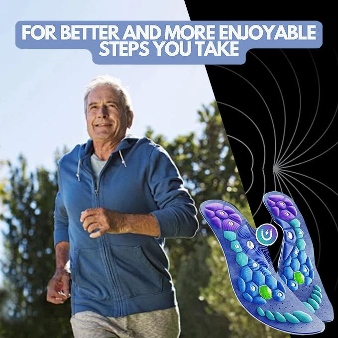 Magnetic Massage Insoles - USA Trendsetter for All-Day Foot Comfort and Energy Boost，Promote blood circulation, relieve foot fatigue, suitable for people who stand for a long time