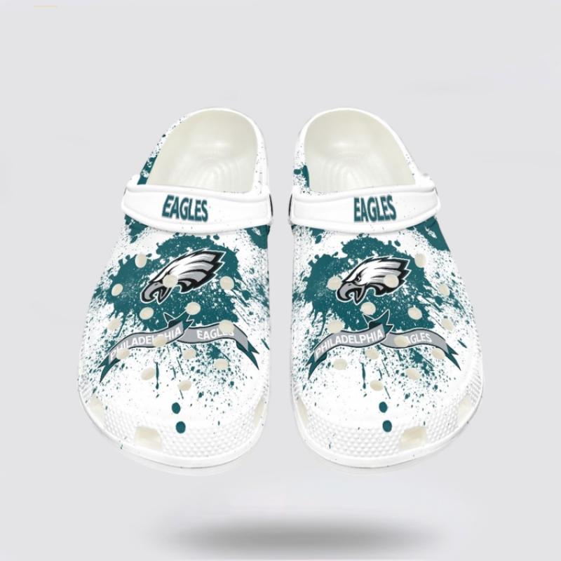 Philadelphia Eagles Clogs Fashionable Footwear To Cheer On Your Team