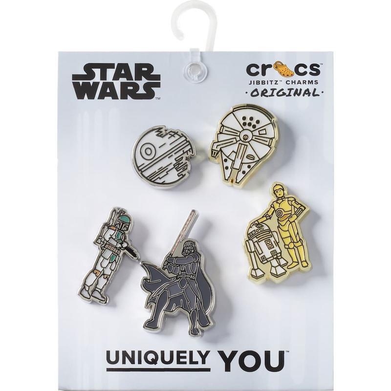 Crocs Jibbitz Disney Star Wars Elevated Character Shoe Charms 5-Pack Star Wars