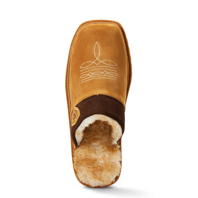 Men's Silversmith Square Toe Slipper Chestnut Flipflop Footwear