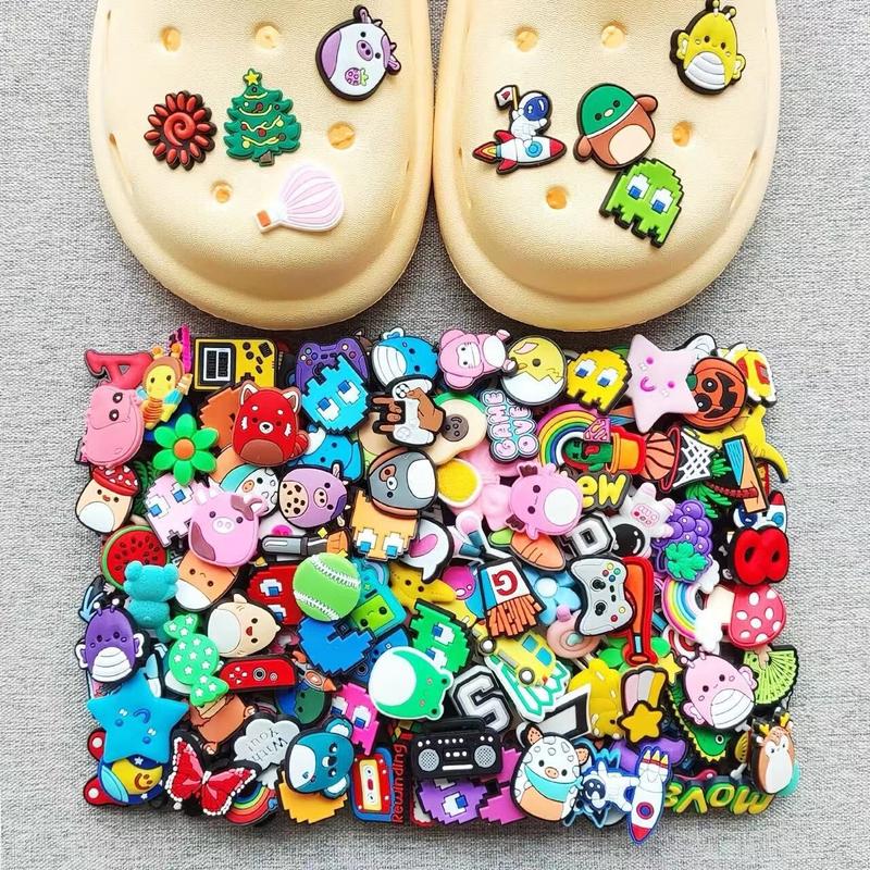 30,50,100 PCS Non-Repeat Shoe Charms, Shoe Decoration Party Gifts for Boys Girls Kids Women