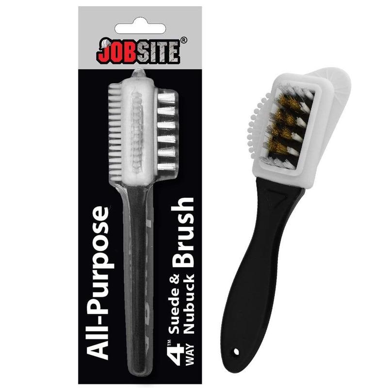 JobSite Suede & Nubuck Leather Cleaning Brush - Cleans & Restores Leather to New Look & Feel