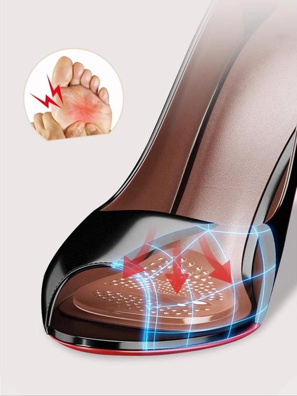 1 Pair Anti-slip Forefoot Insert Pads, Heel Cushion, Comfortable Heel Cushion for High Heel Shoes, Shoes Insert for Women & Girls