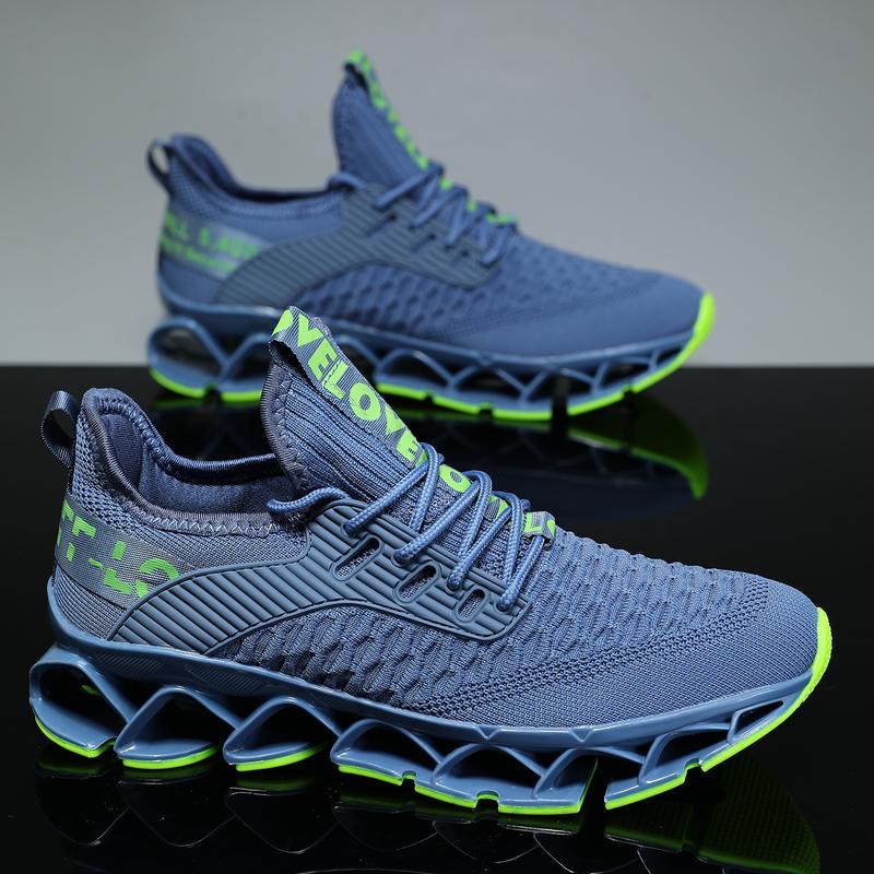 Men's Running Shoes Blade Tennis Walking Fashion Sneakers Breathable Non Slip Gym Sports Work Trainers Footwear Boy